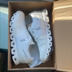 Cloud 5 All White Sneakers